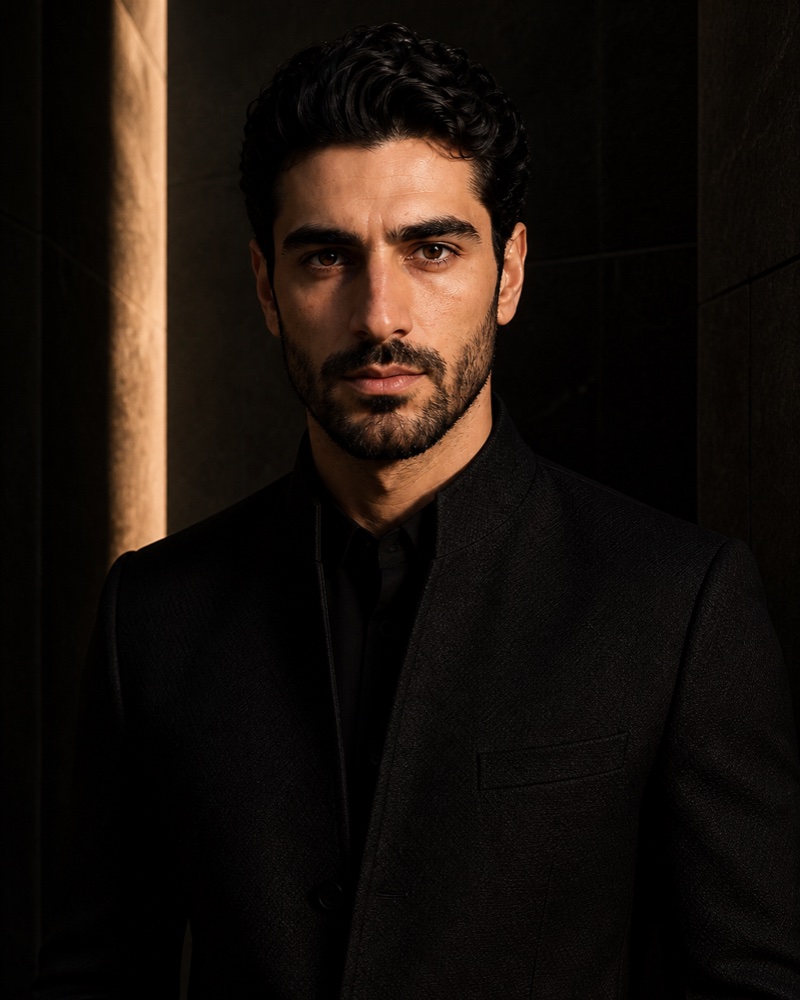 Dark Luxury, digital erstelltes Kampagnenmotiv
